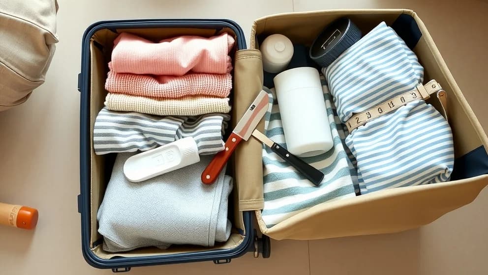 Får man ha kniv i incheckat bagage