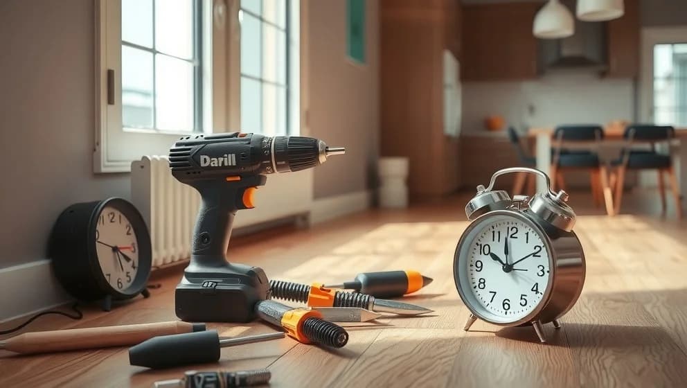 Hur länge får man borra i lägenhet